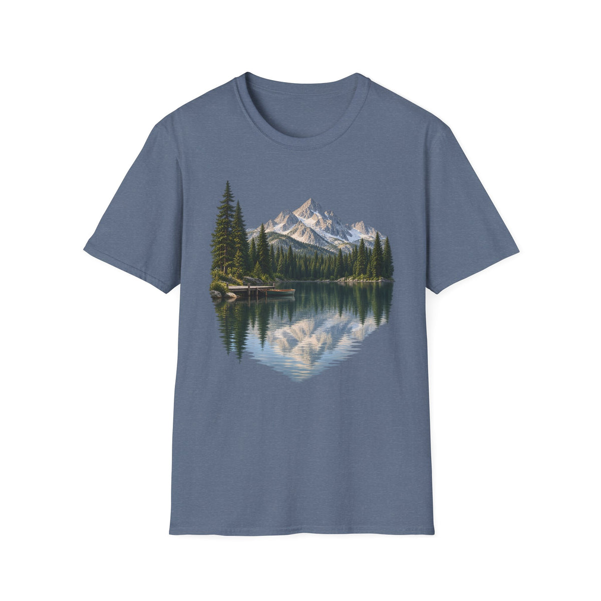 Mountain Lake Reflection - Front Print