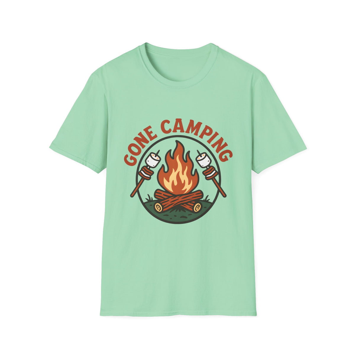 Gone Camping - Front Print