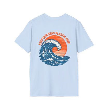 Keep Our Seas Plastic Free - Back Print