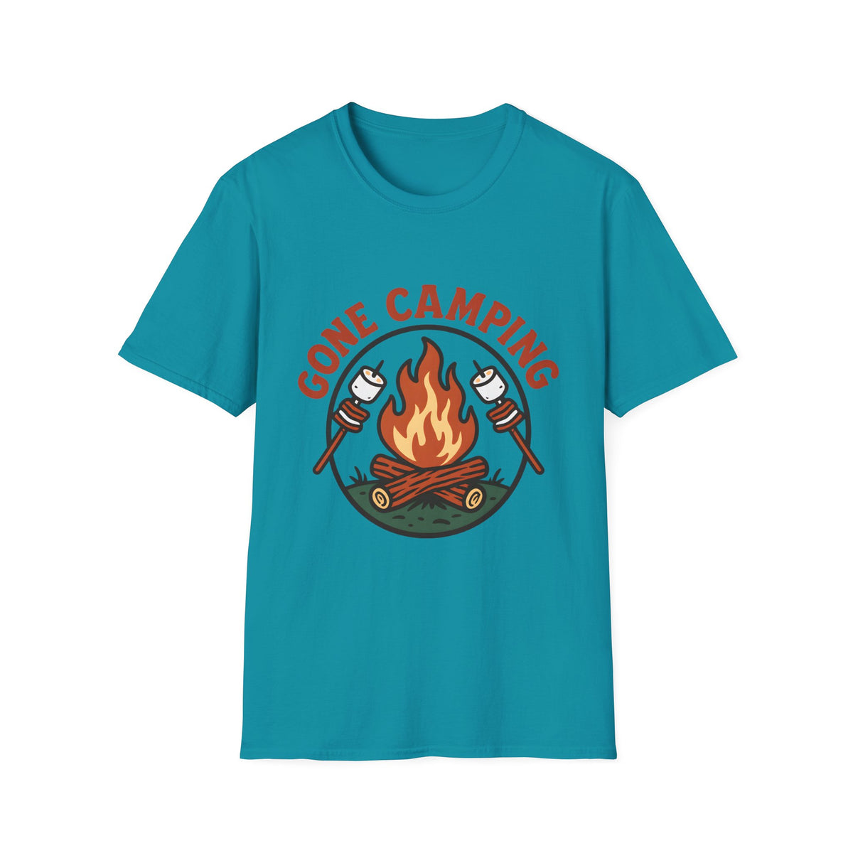 Gone Camping - Front Print