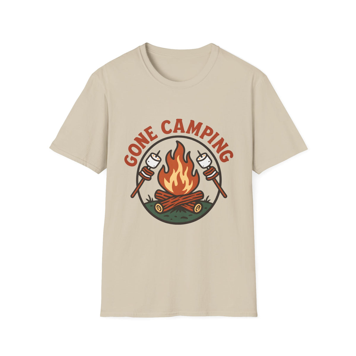 Gone Camping - Front Print
