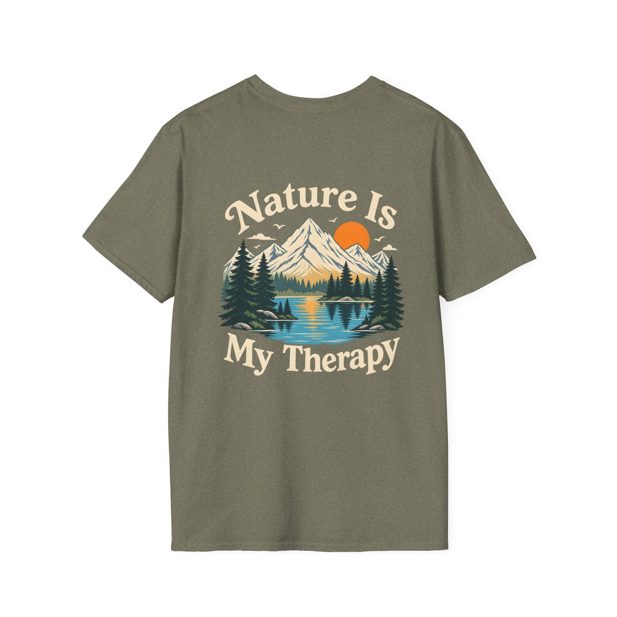 Nature Is My Therapy - Back Print