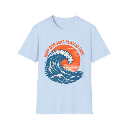 Keep Our Seas Plastic Free - Front Print