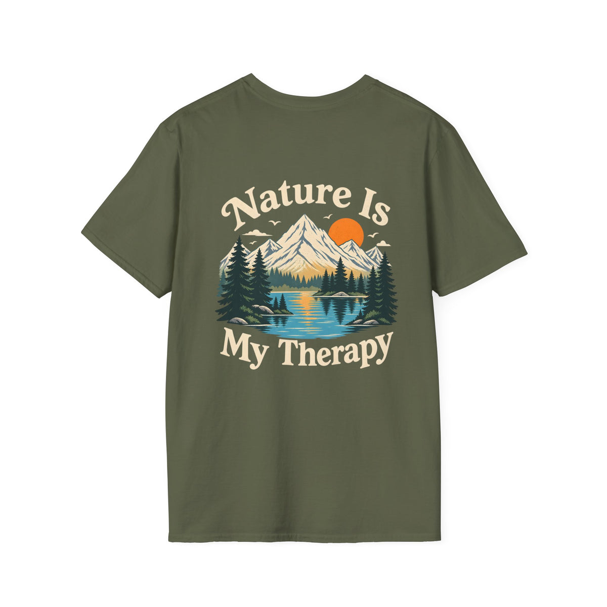 Nature Is My Therapy - Back Print