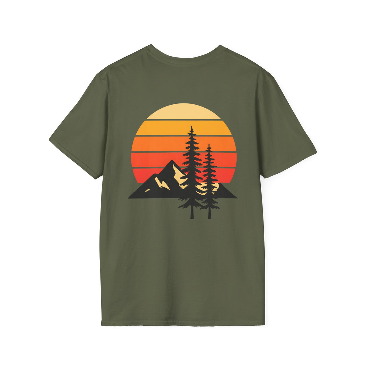 Mountain Sunset (Back Print)