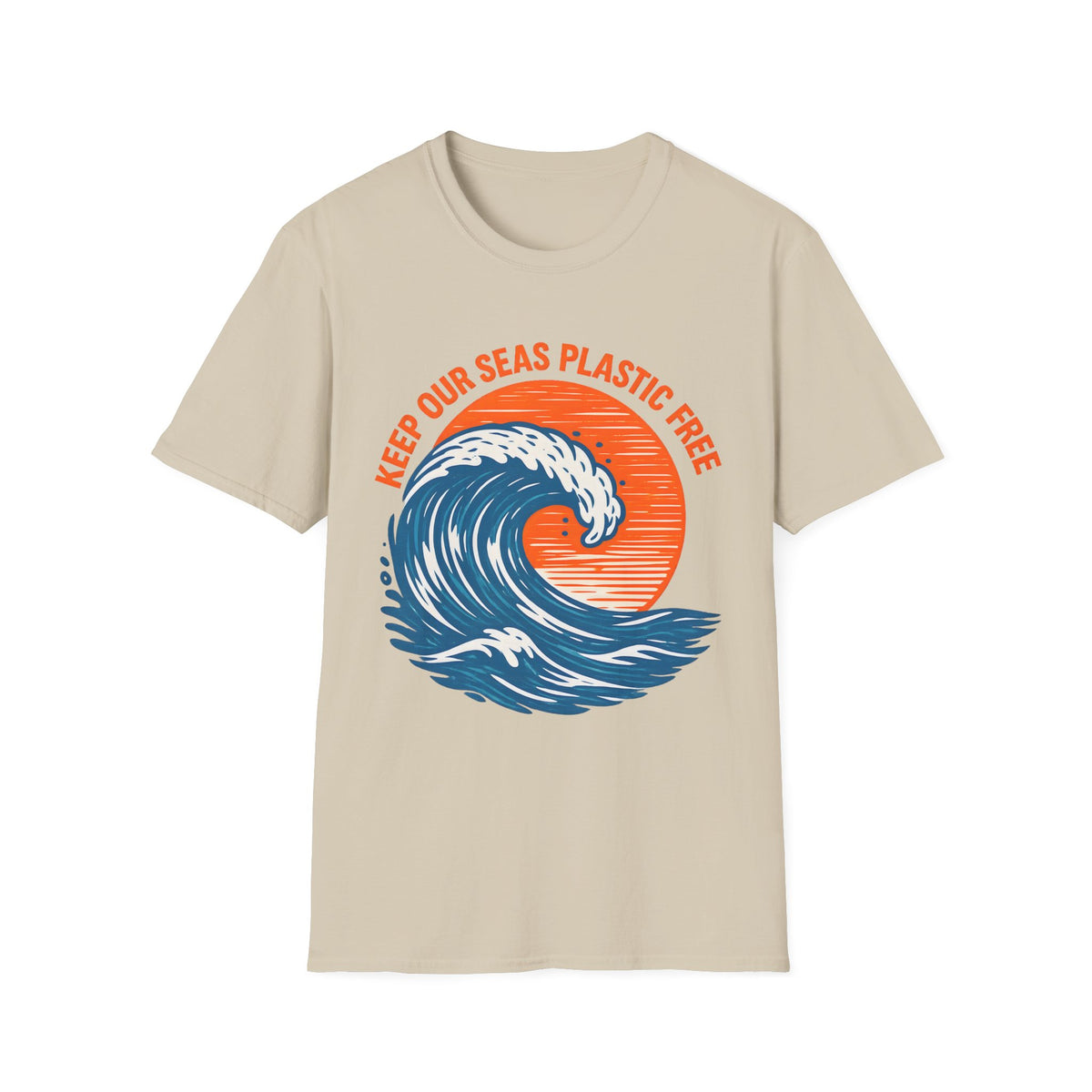 Keep Our Seas Plastic Free - Front Print