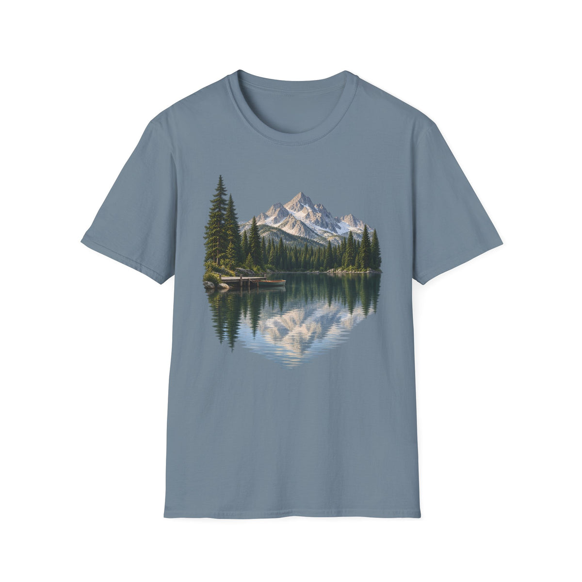 Mountain Lake Reflection - Front Print