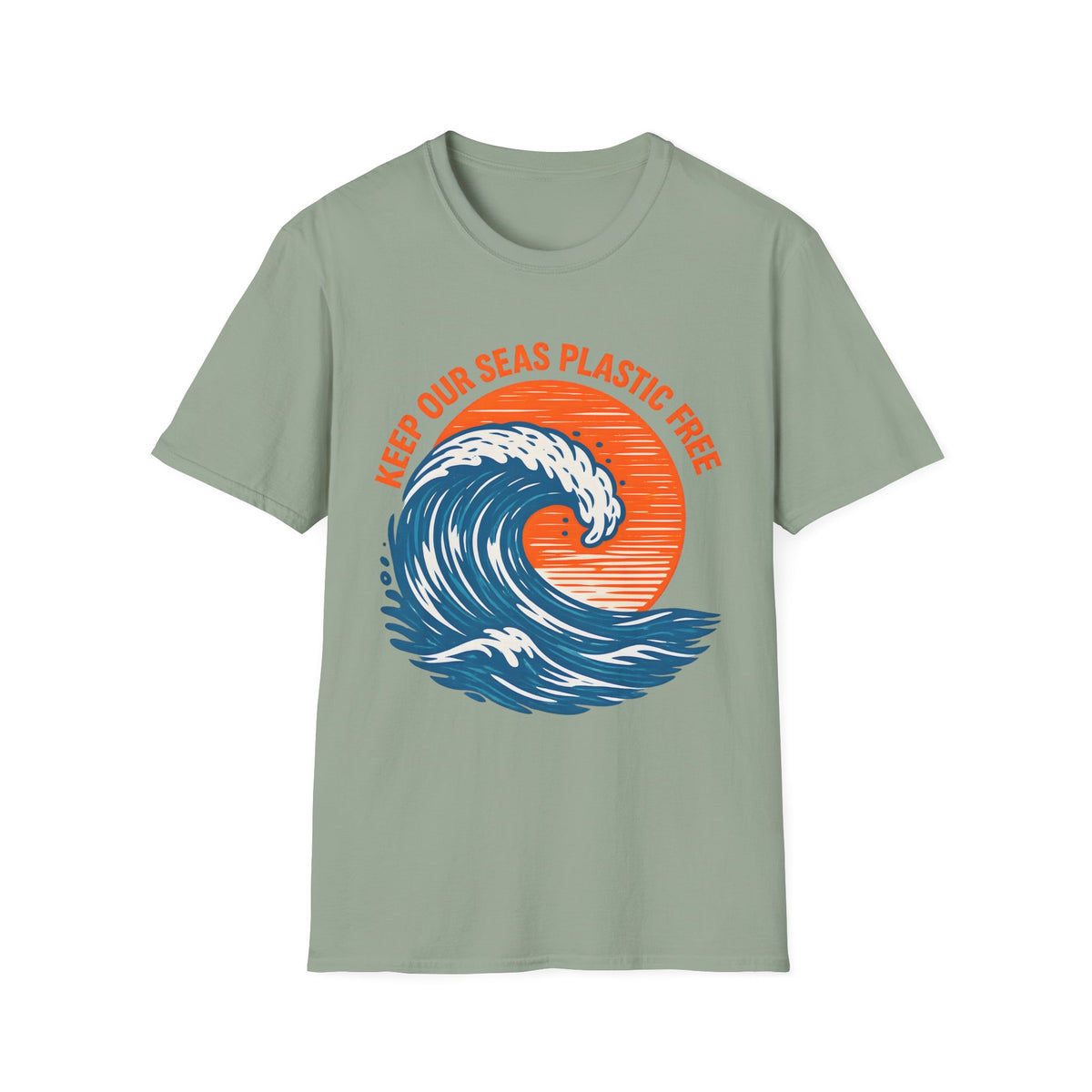 Keep Our Seas Plastic Free - Front Print