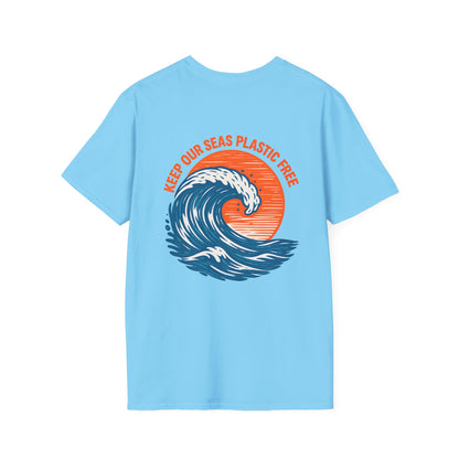 Keep Our Seas Plastic Free - Back Print
