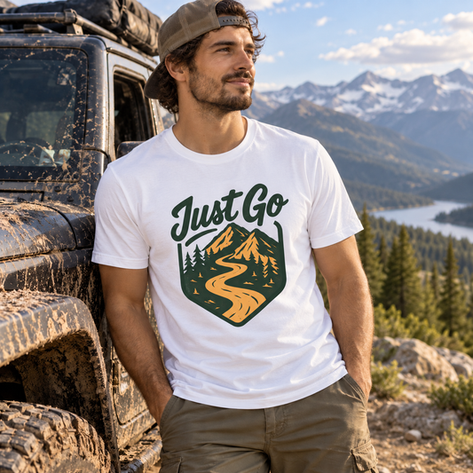 Just Go - Front Print