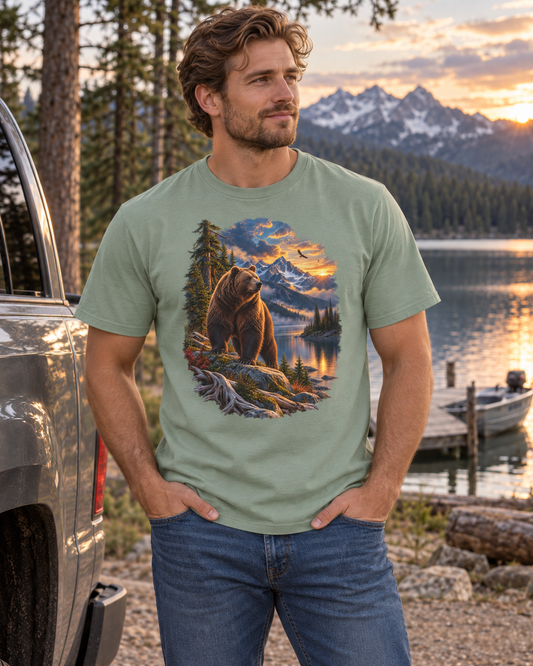 Wilderness Bear - Front Print