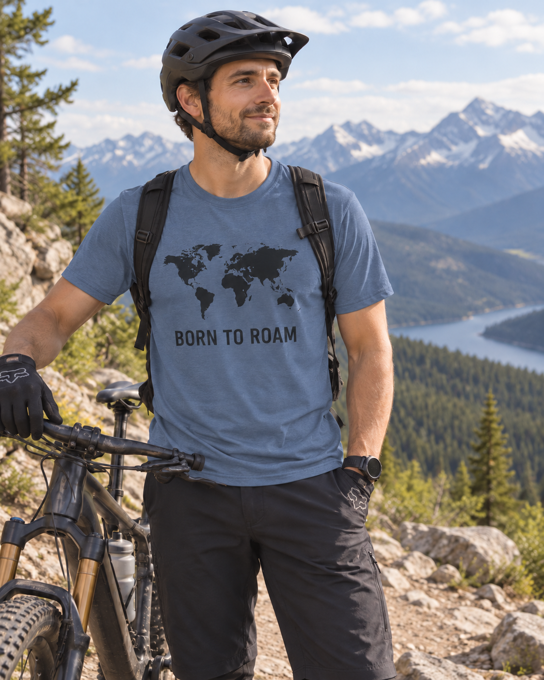 Born to Roam - Front Print