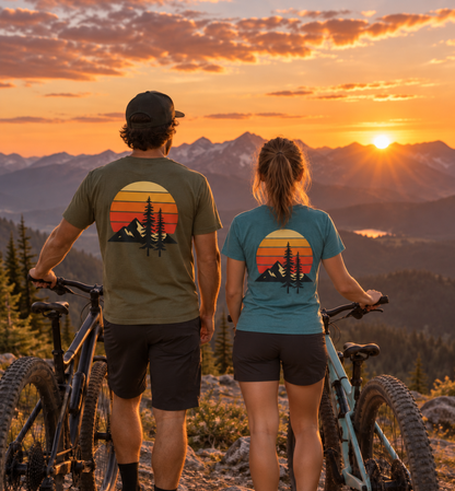 Mountain Sunset (Back Print)