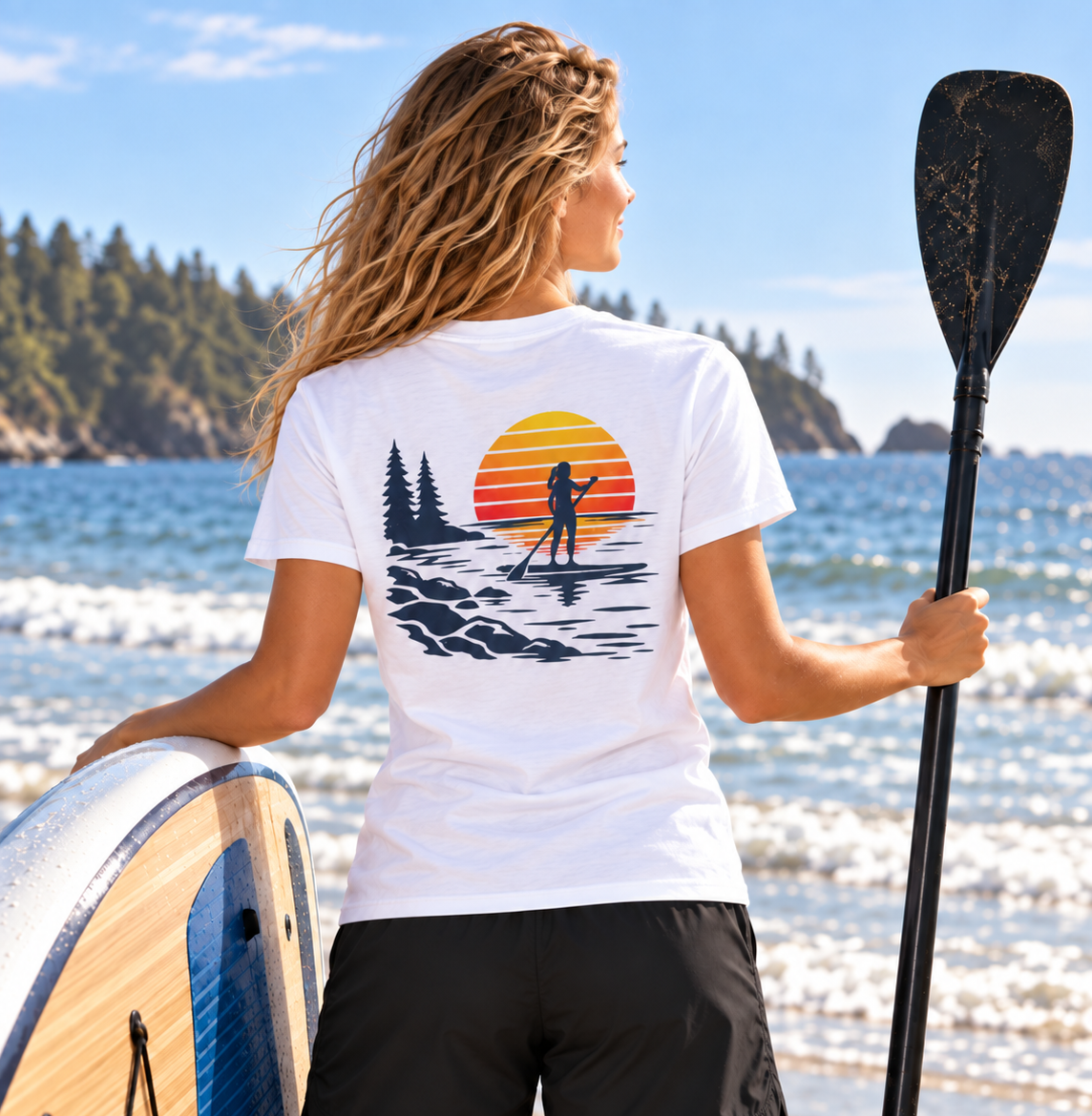SUP Sunset - Back Print