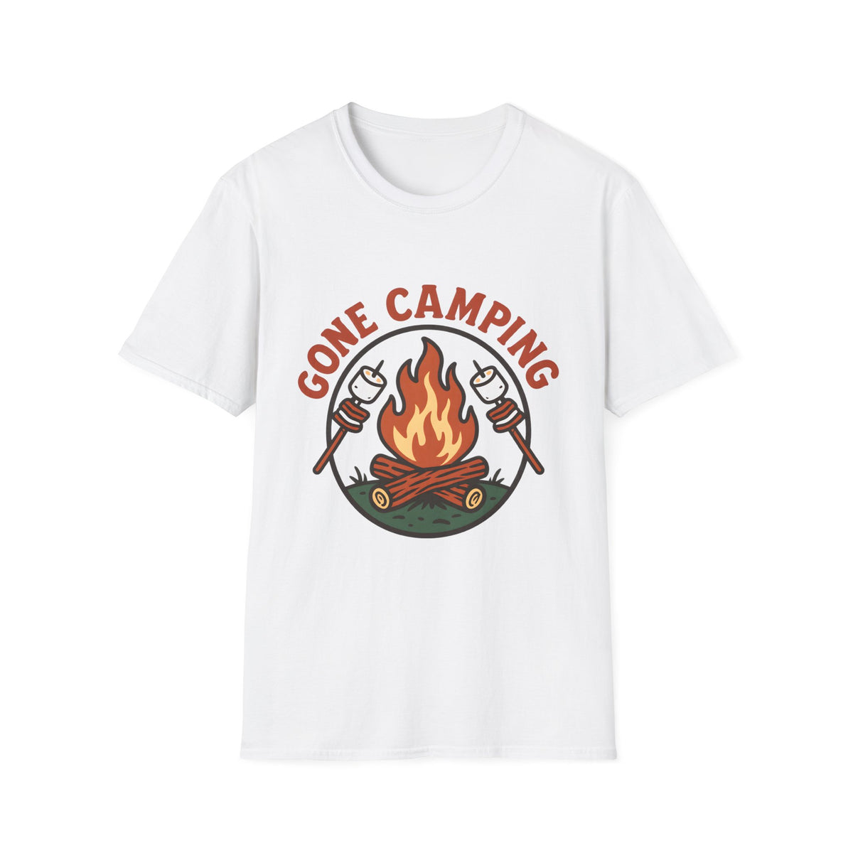 Gone Camping - Front Print