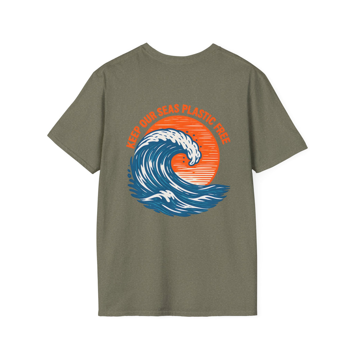 Keep Our Seas Plastic Free - Back Print