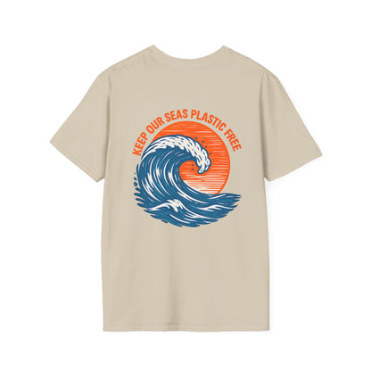 Keep Our Seas Plastic Free - Back Print