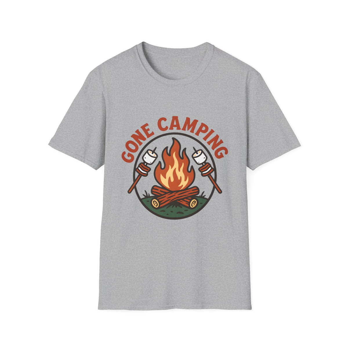 Gone Camping - Front Print