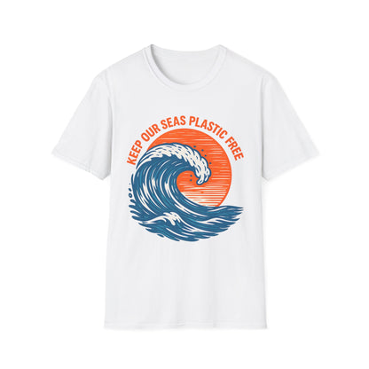 Keep Our Seas Plastic Free - Front Print