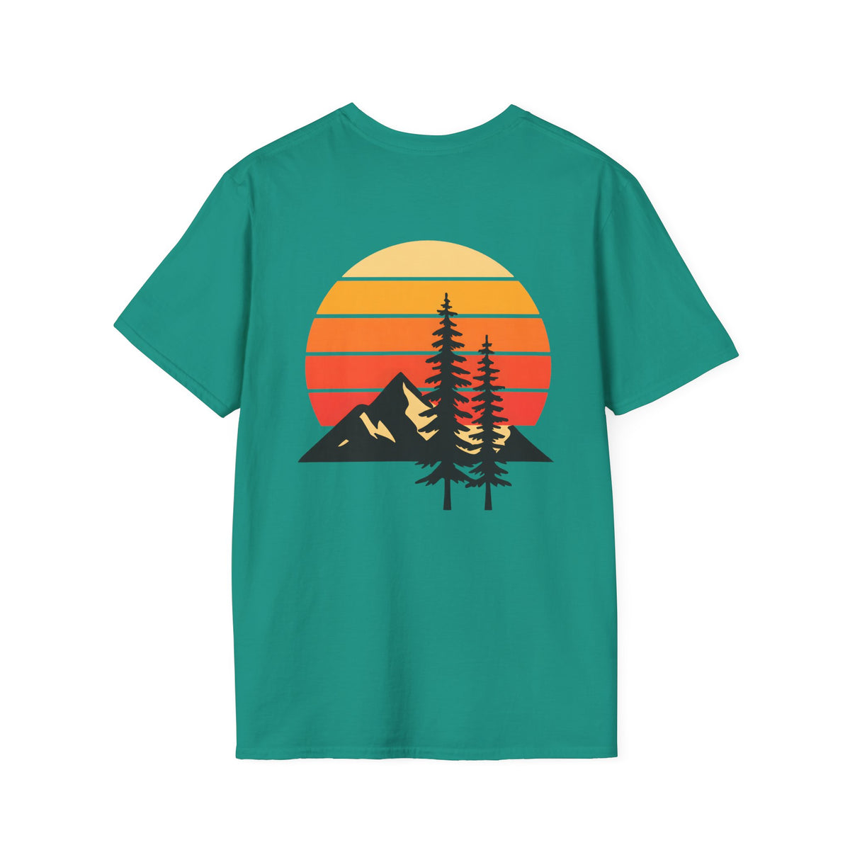 Mountain Sunset (Back Print)