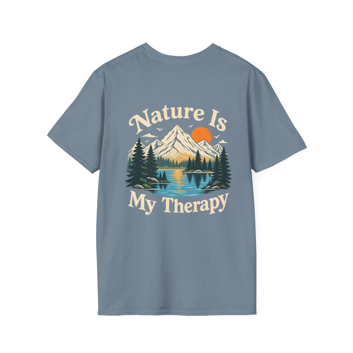 Nature Is My Therapy - Back Print