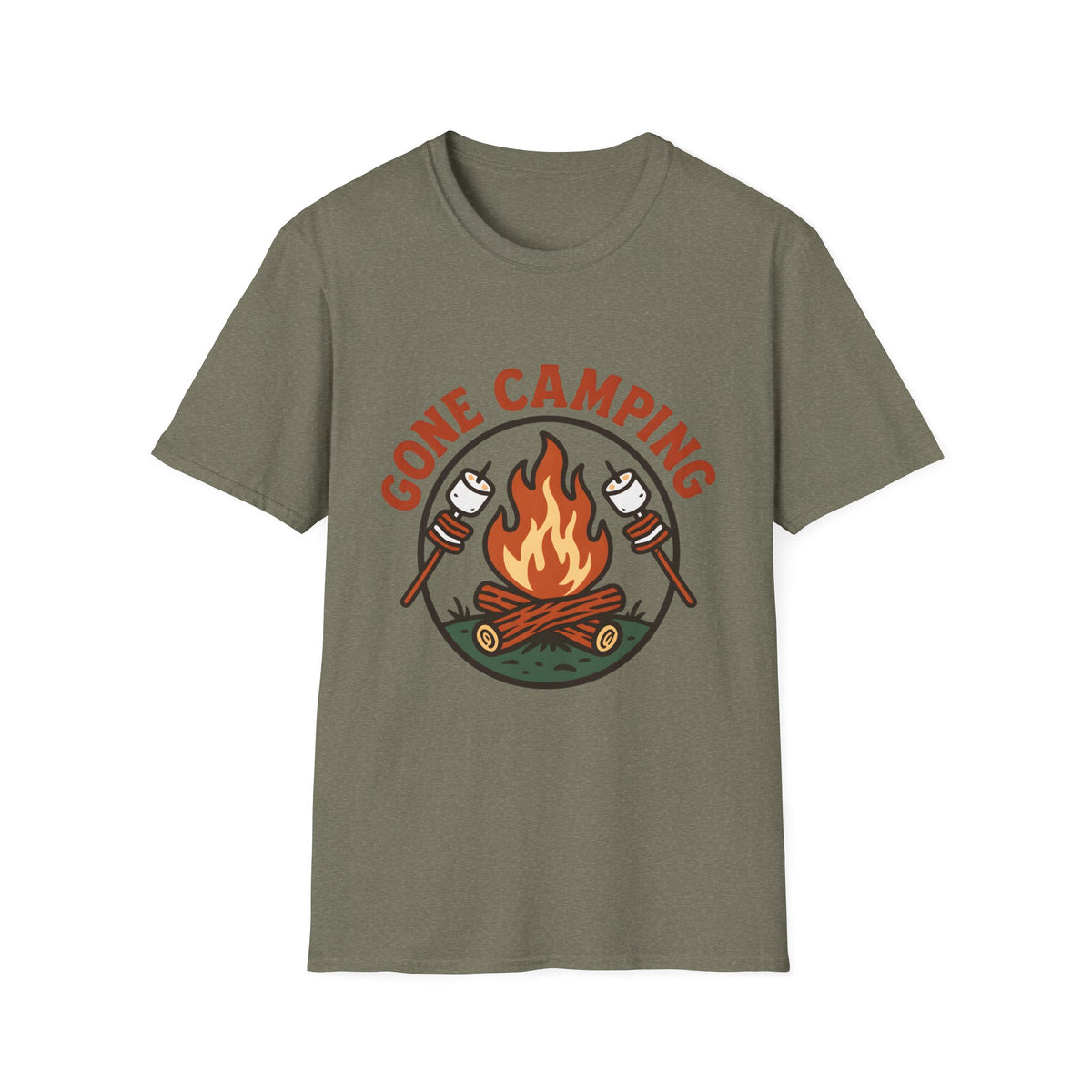 Gone Camping - Front Print