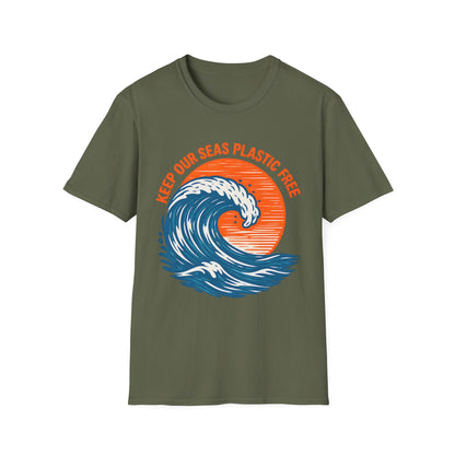 Keep Our Seas Plastic Free - Front Print