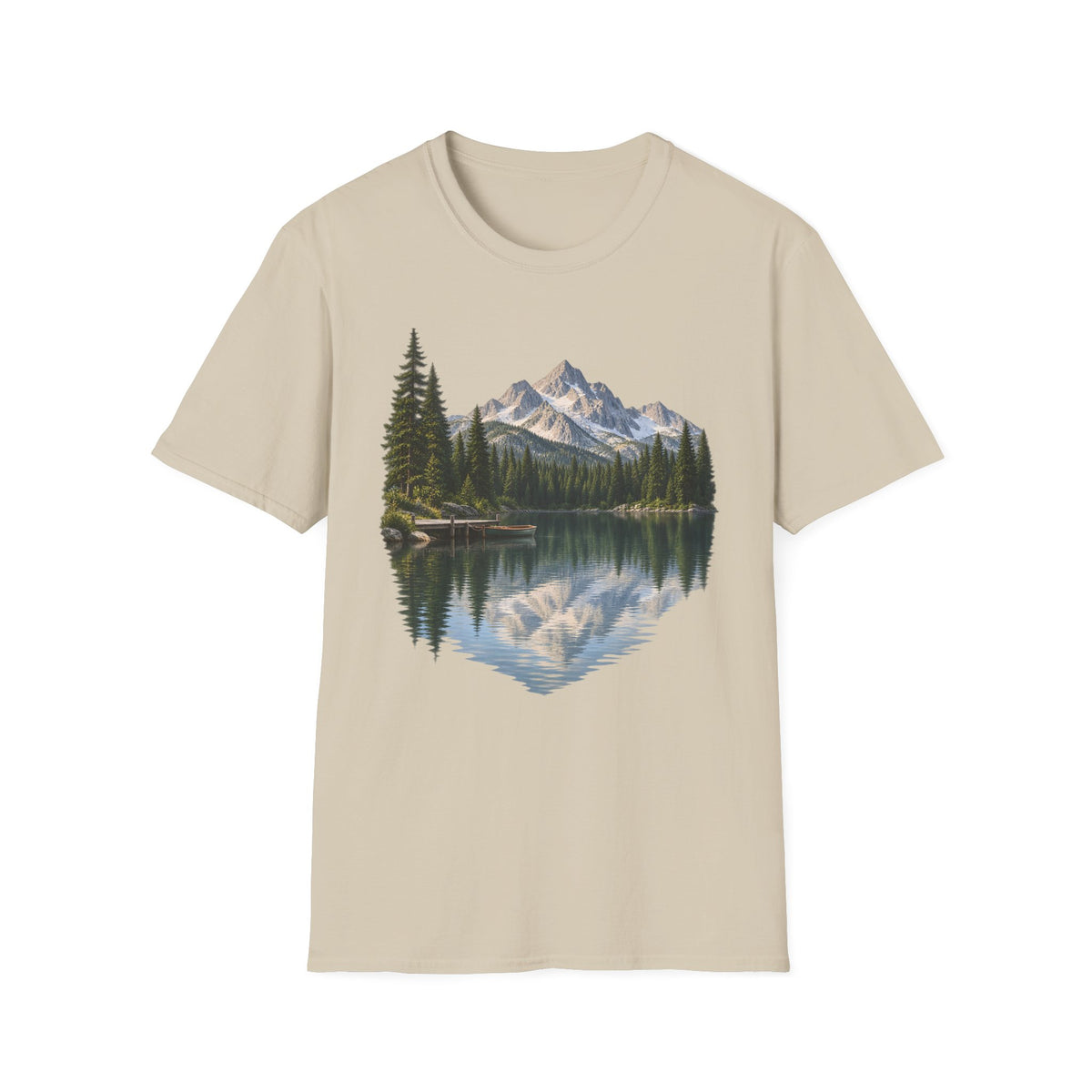 Mountain Lake Reflection - Front Print