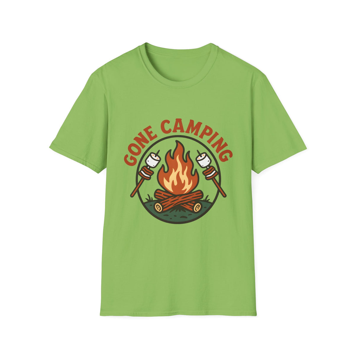Gone Camping - Front Print