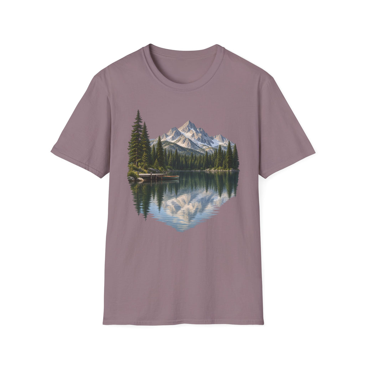 Mountain Lake Reflection - Front Print