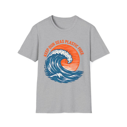 Keep Our Seas Plastic Free - Front Print