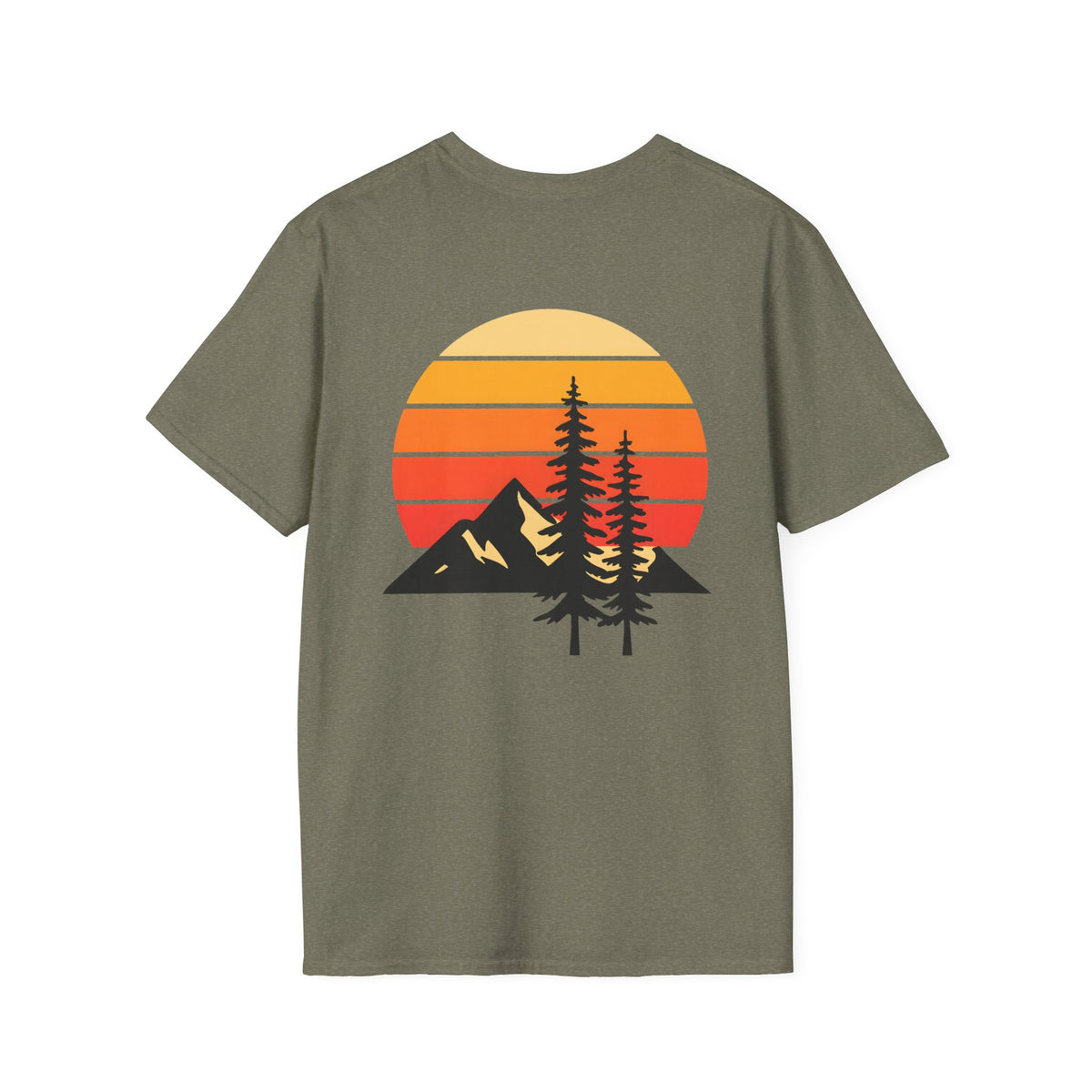 Mountain Sunset (Back Print)