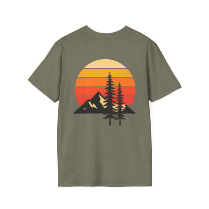 Mountain Sunset (Back Print)