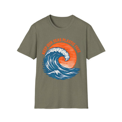 Keep Our Seas Plastic Free - Front Print