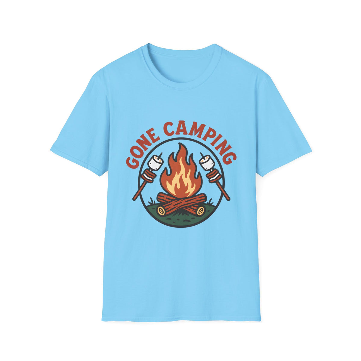 Gone Camping - Front Print