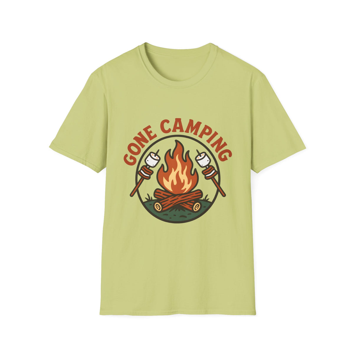 Gone Camping - Front Print