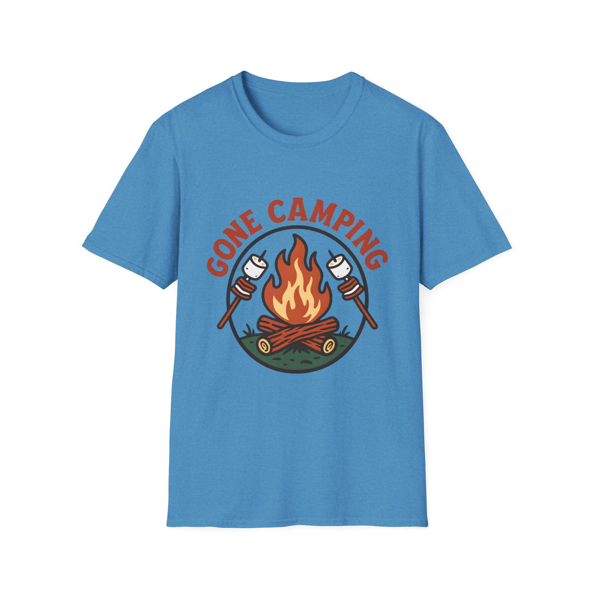 Gone Camping - Front Print