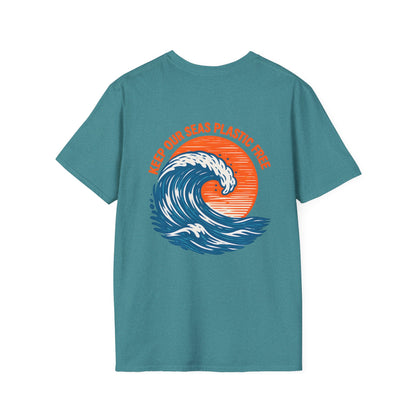 Keep Our Seas Plastic Free - Back Print